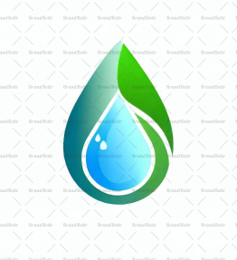 Wassertropfen und Blatt